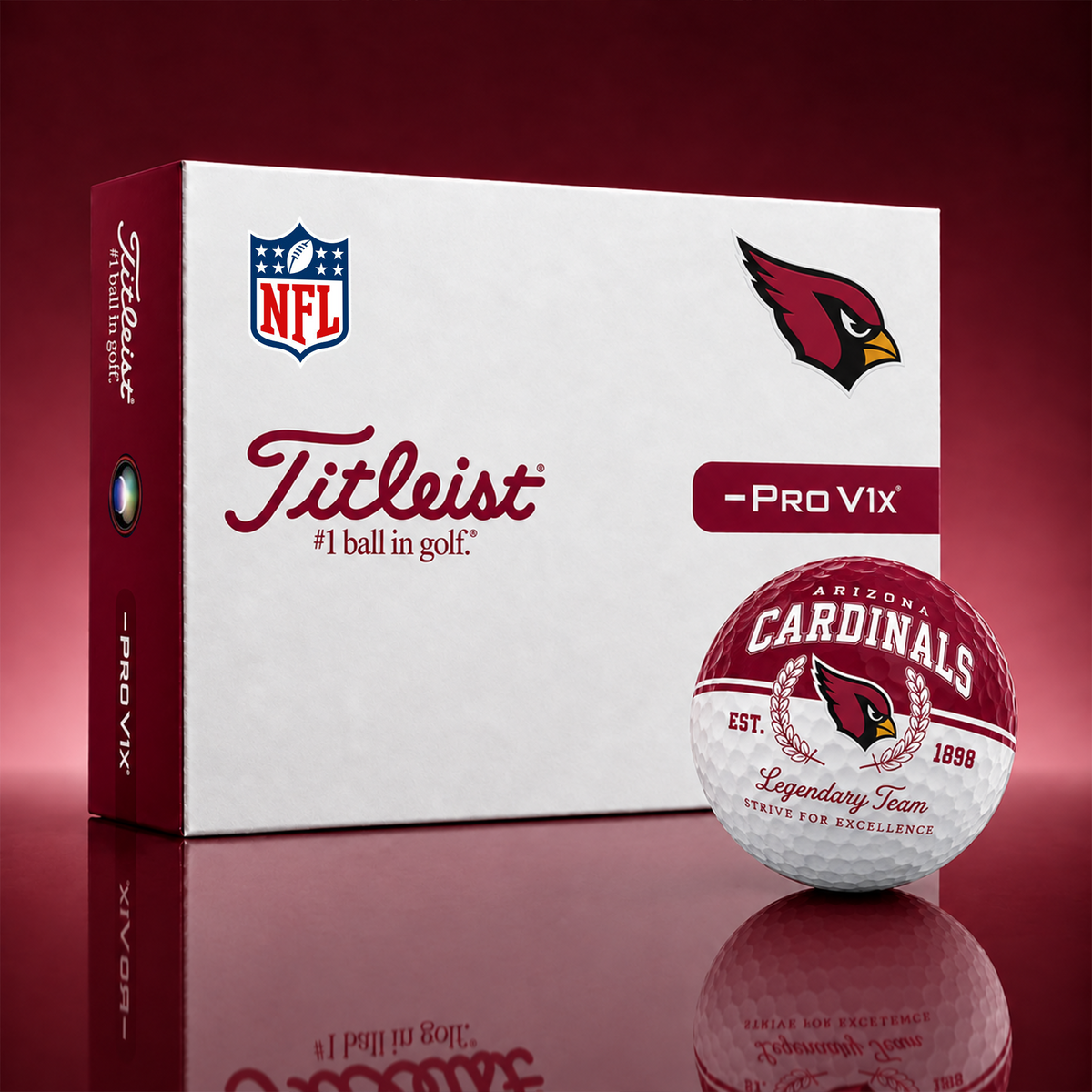 Exclusive NFL x ARI Legendary Team Golf Ball