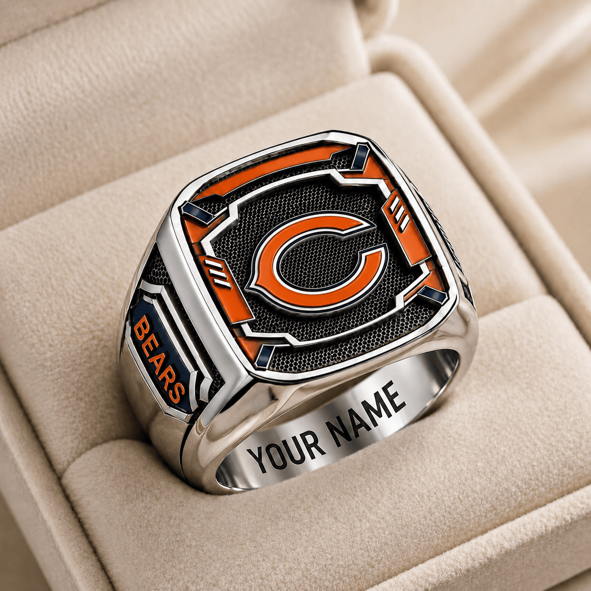Exclusive NFL x CHI Personalized Name Ring