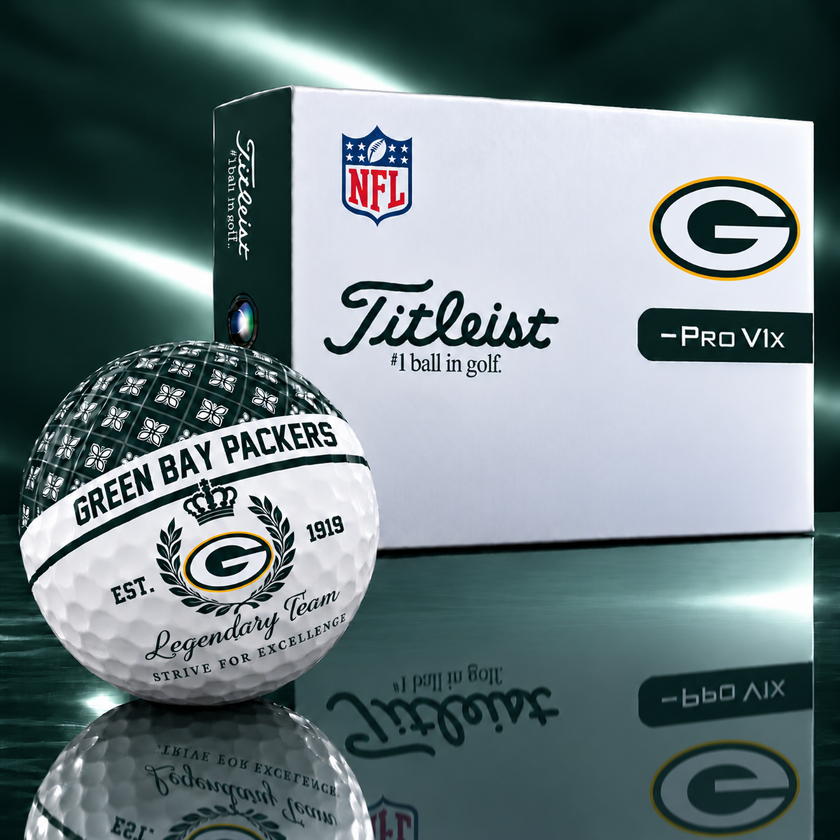 Exclusive NFL x GB Legendary Team V7 Golf Ball