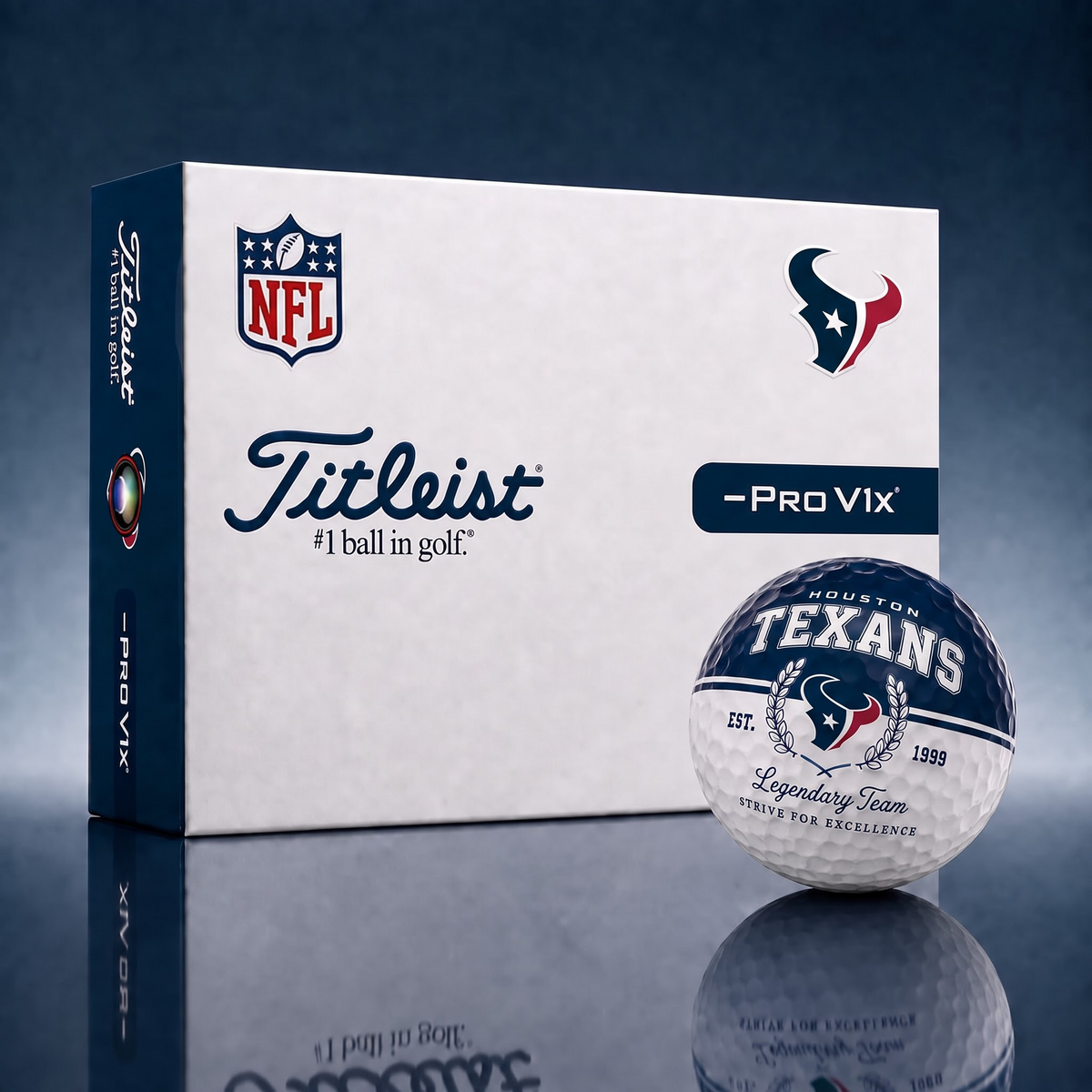 Exclusive NFL x HOU Legendary Team Golf Ball