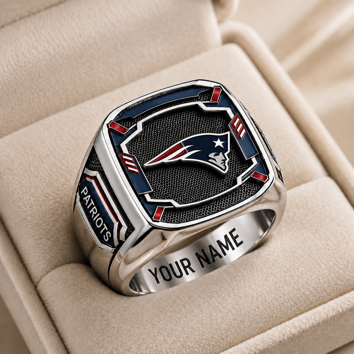 Exclusive NFL x NE Personalized Name Ring