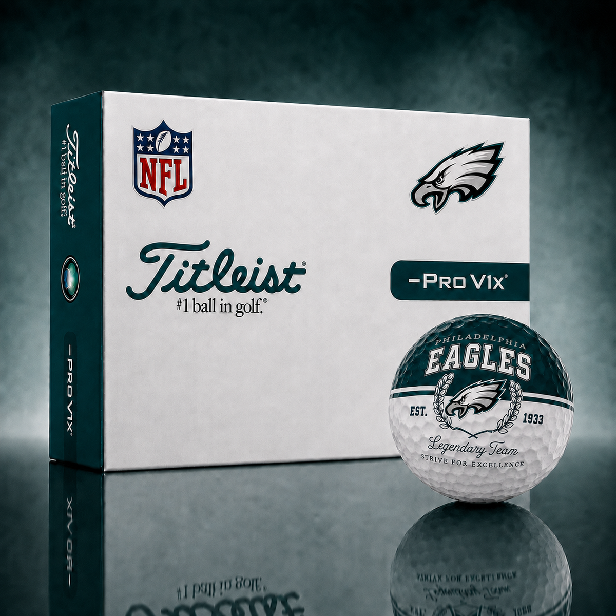 Exclusive NFL x PHI Legendary Team Golf Ball