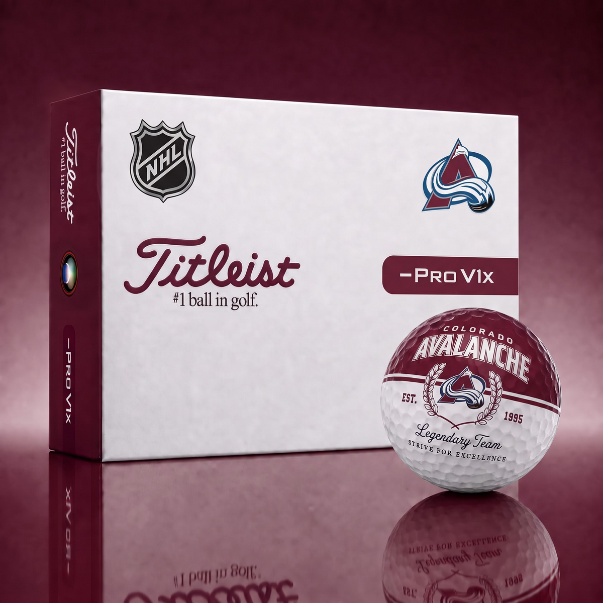 Exclusive NHL x COL Legendary Team Golf Ball