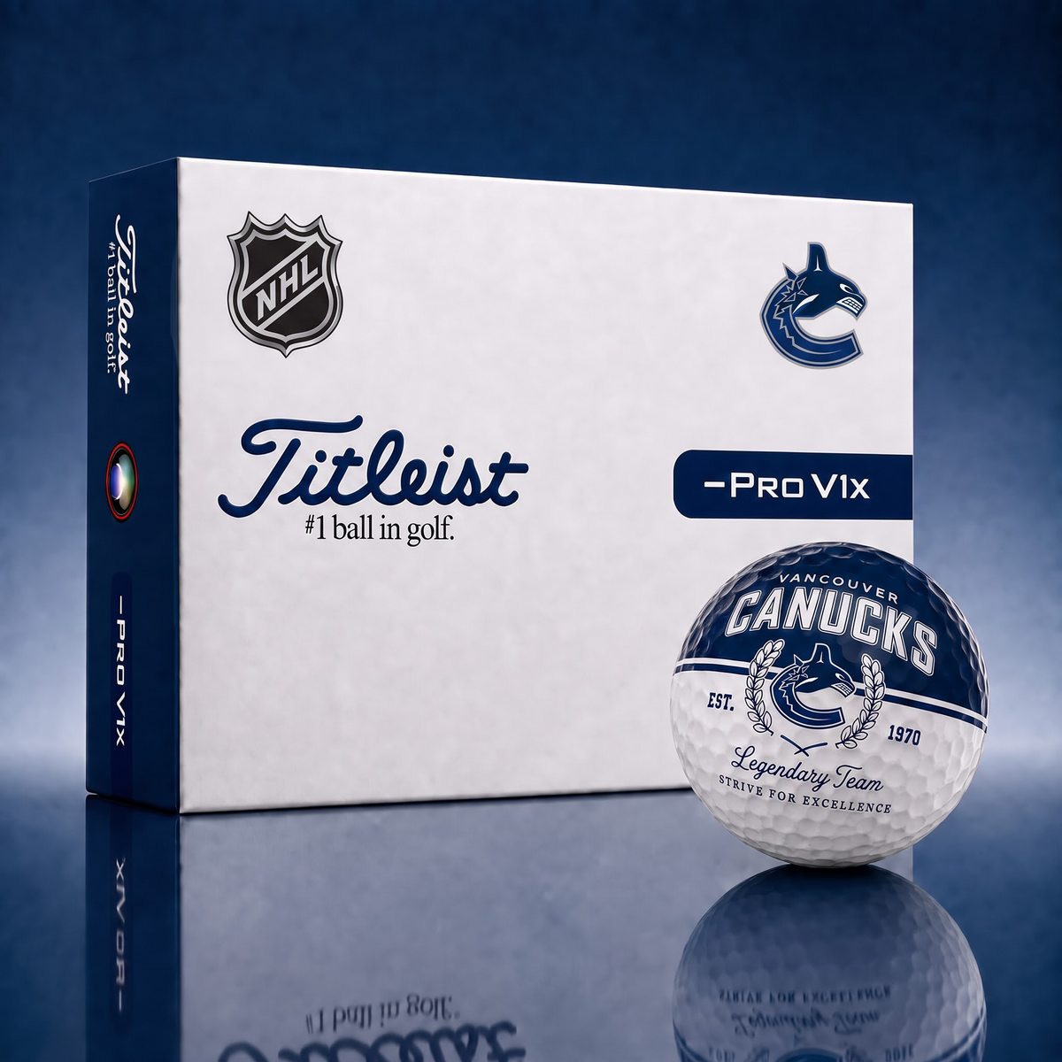 Exclusive NHL x VAN Legendary Team Golf Ball