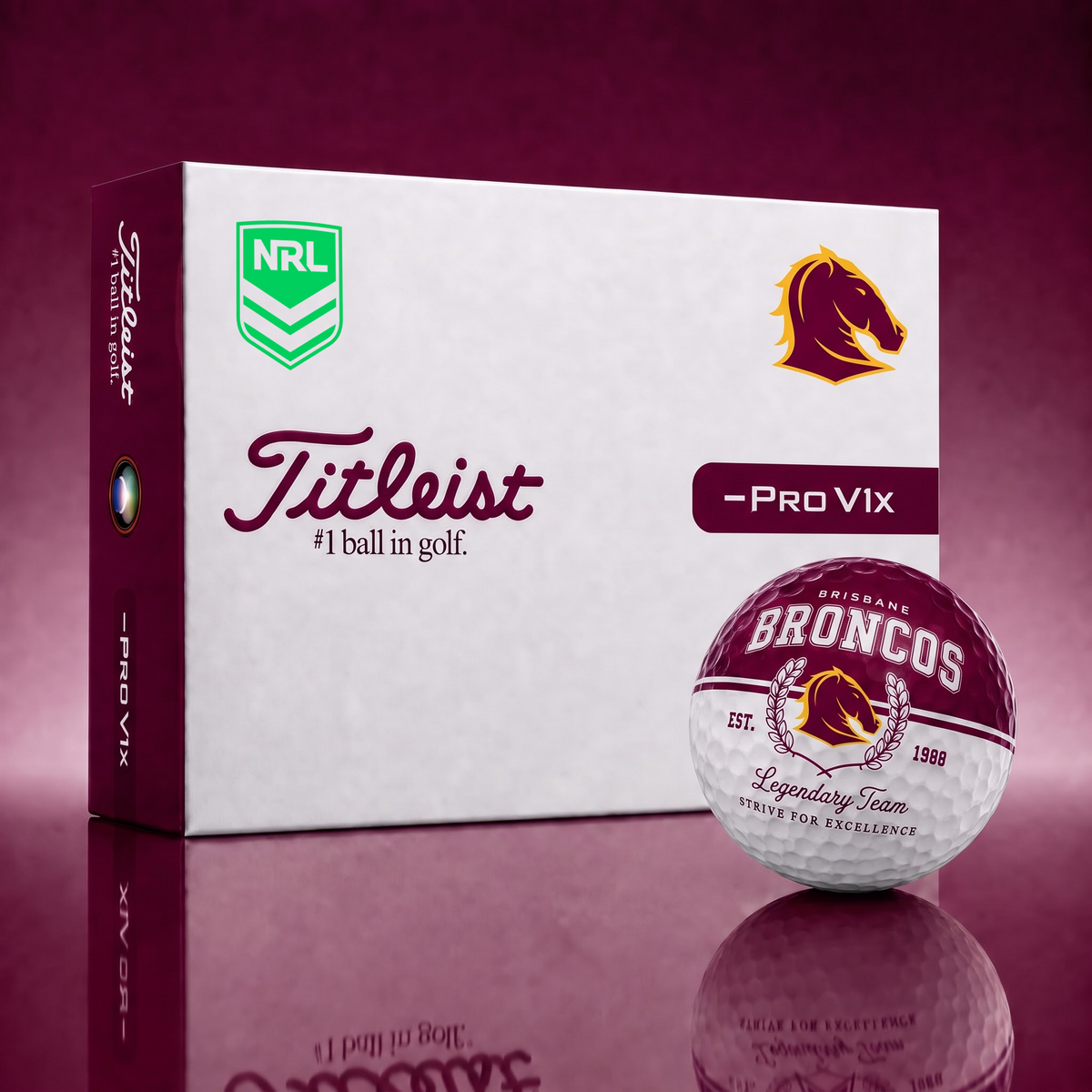 Exclusive NRL x BB Legendary Team Golf Ball
