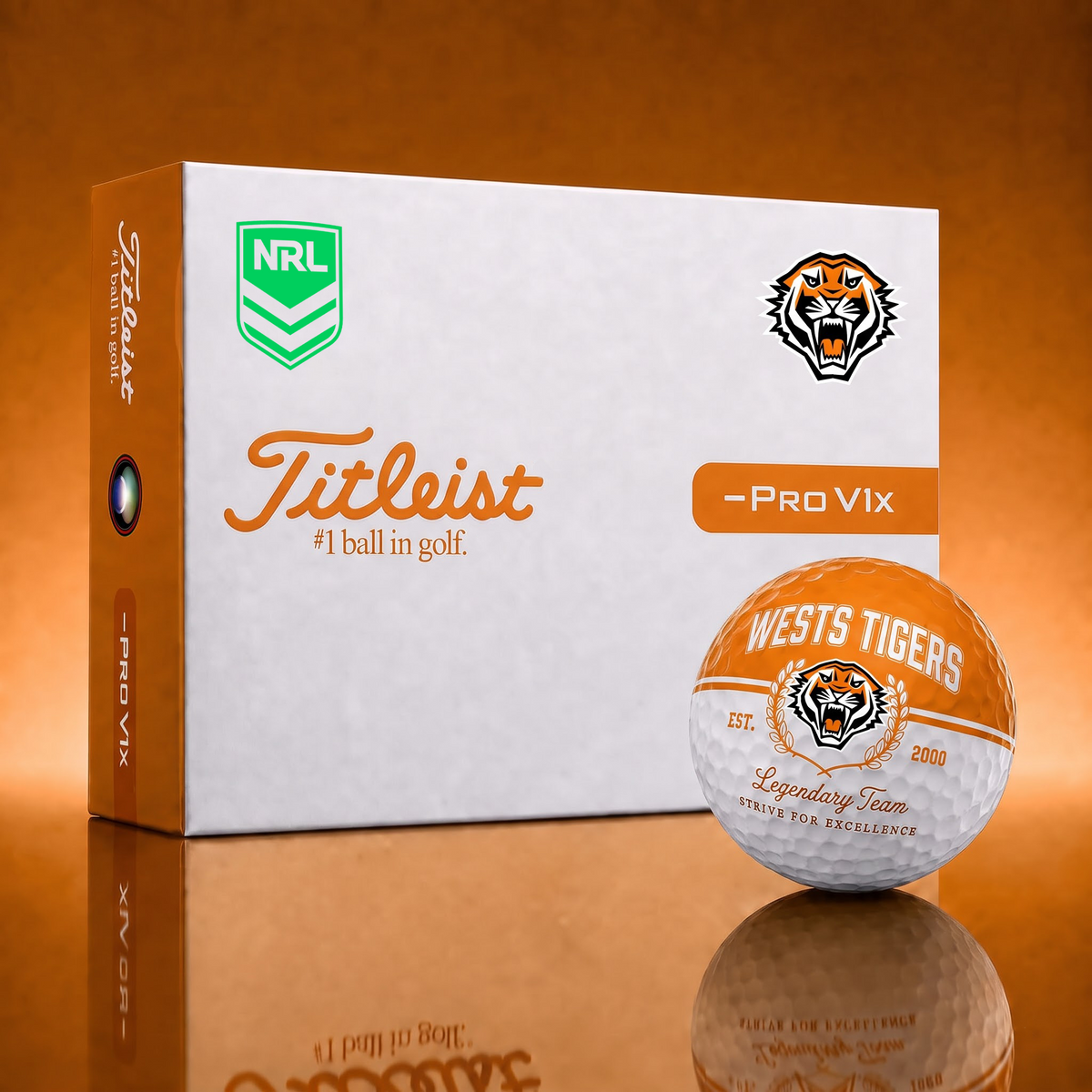 Exclusive NRL x WT Legendary Team Golf Ball