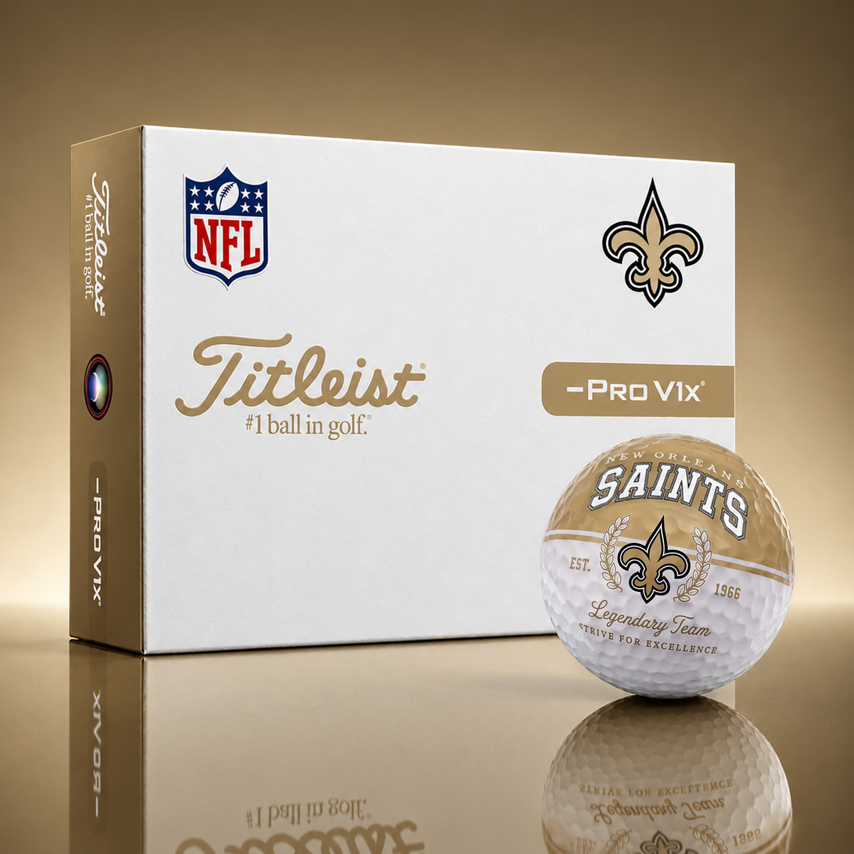 Exclusive NFL x NO Legendary Team Golf Ball