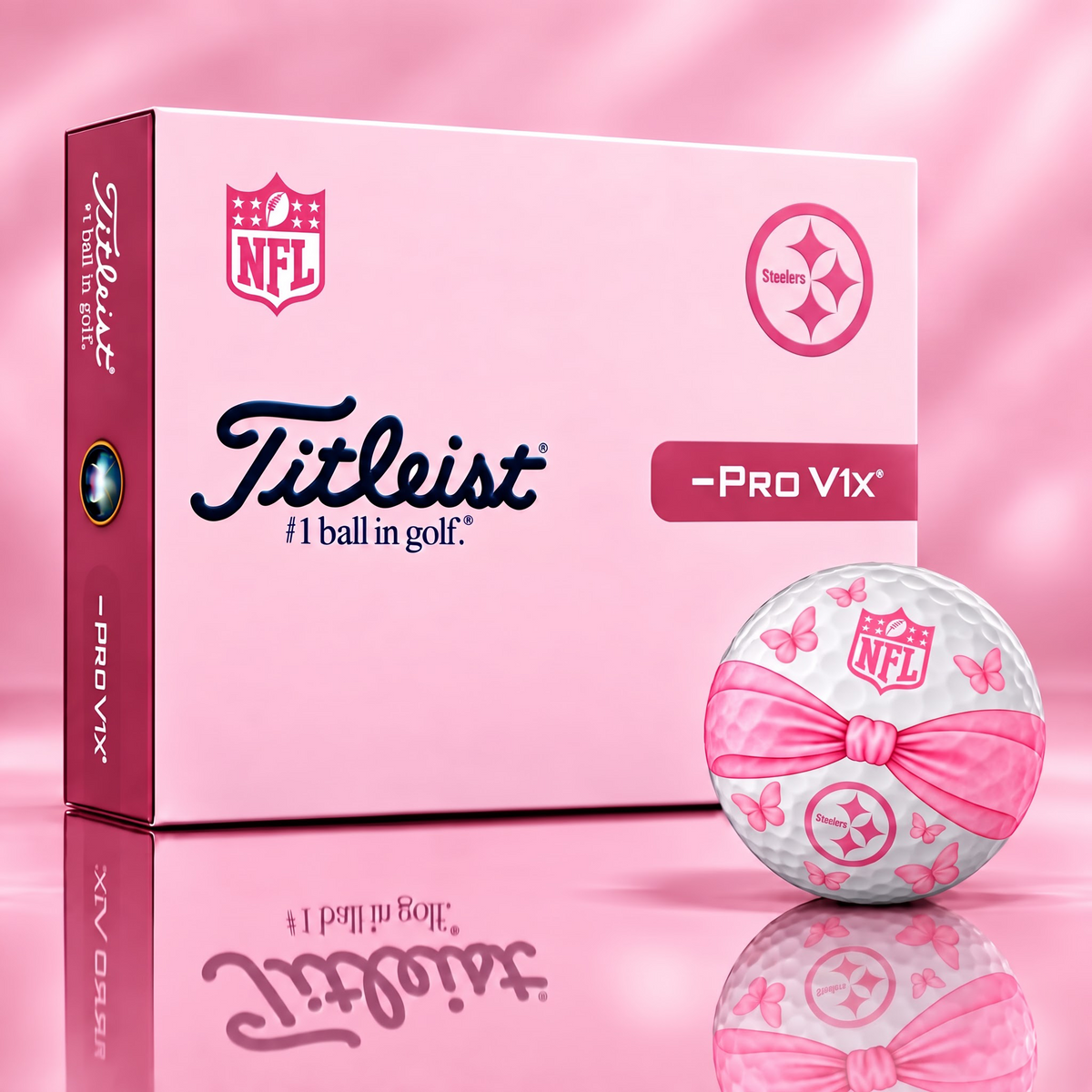 Exclusively for Women NFL x PIT Golf Ball
