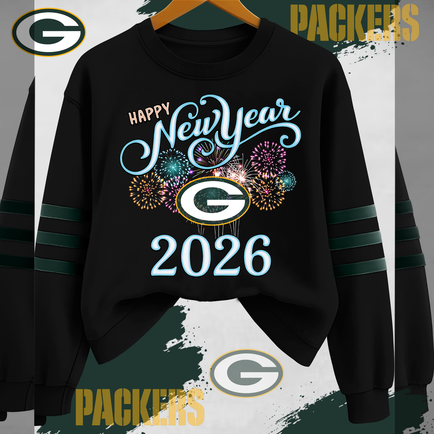 GBP Premium NFL Happy New Year 2026 Sweatshirt DDT CTND