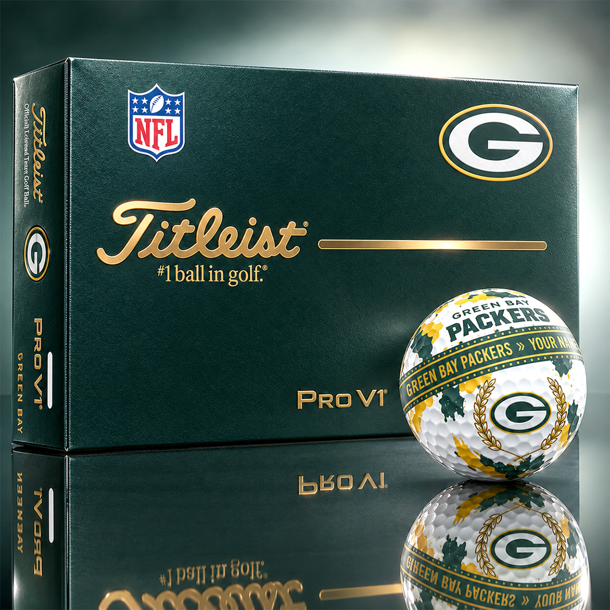GBP x Premium NFL Titleist Pro V1 Golf Ball Set