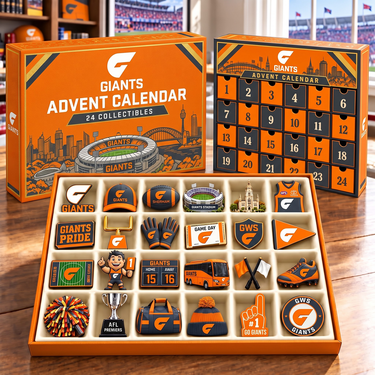 GWS x Premium AFL Team Christmas Advent Calendar