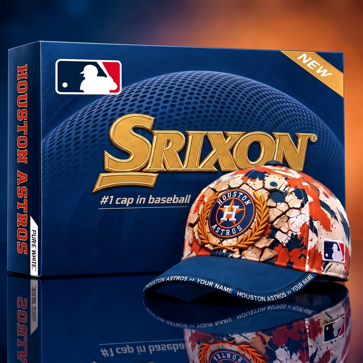 HA x Custom MLB Srixon Baseball Cap