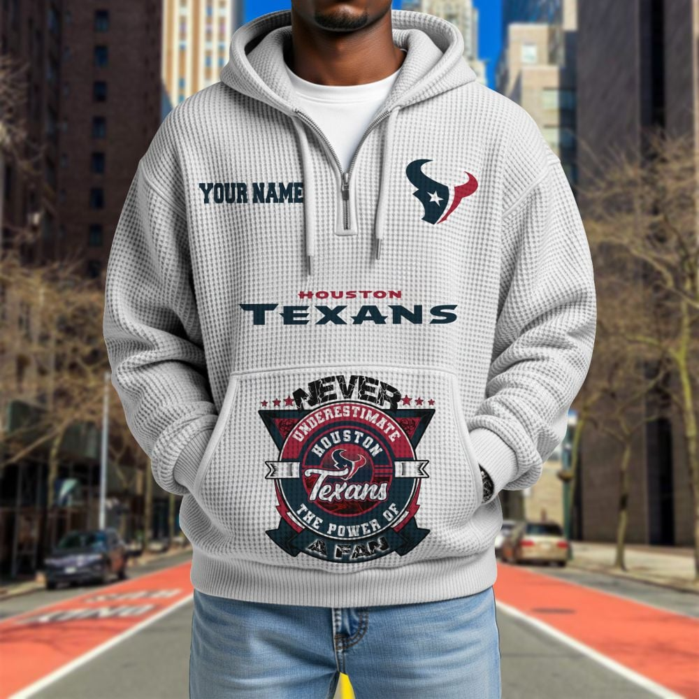 HOU x NFL Waffle Hoodie DATND TANTD