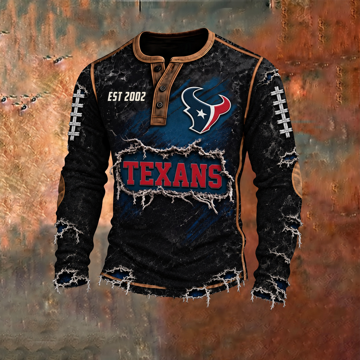 HT x PREMIUM NFL Distressed Long Sleeve Jersey