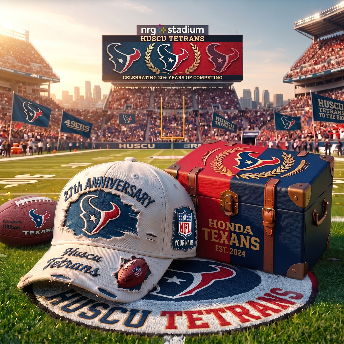 HT x Premium NFL Fan Cap & Collector Box Set – Custom Name Edition 1209 V2