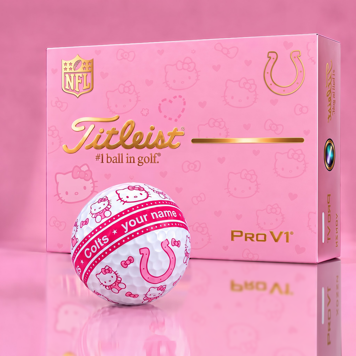 IC x Personalized NFL Hello Kitty Women’s Golf Gift Set