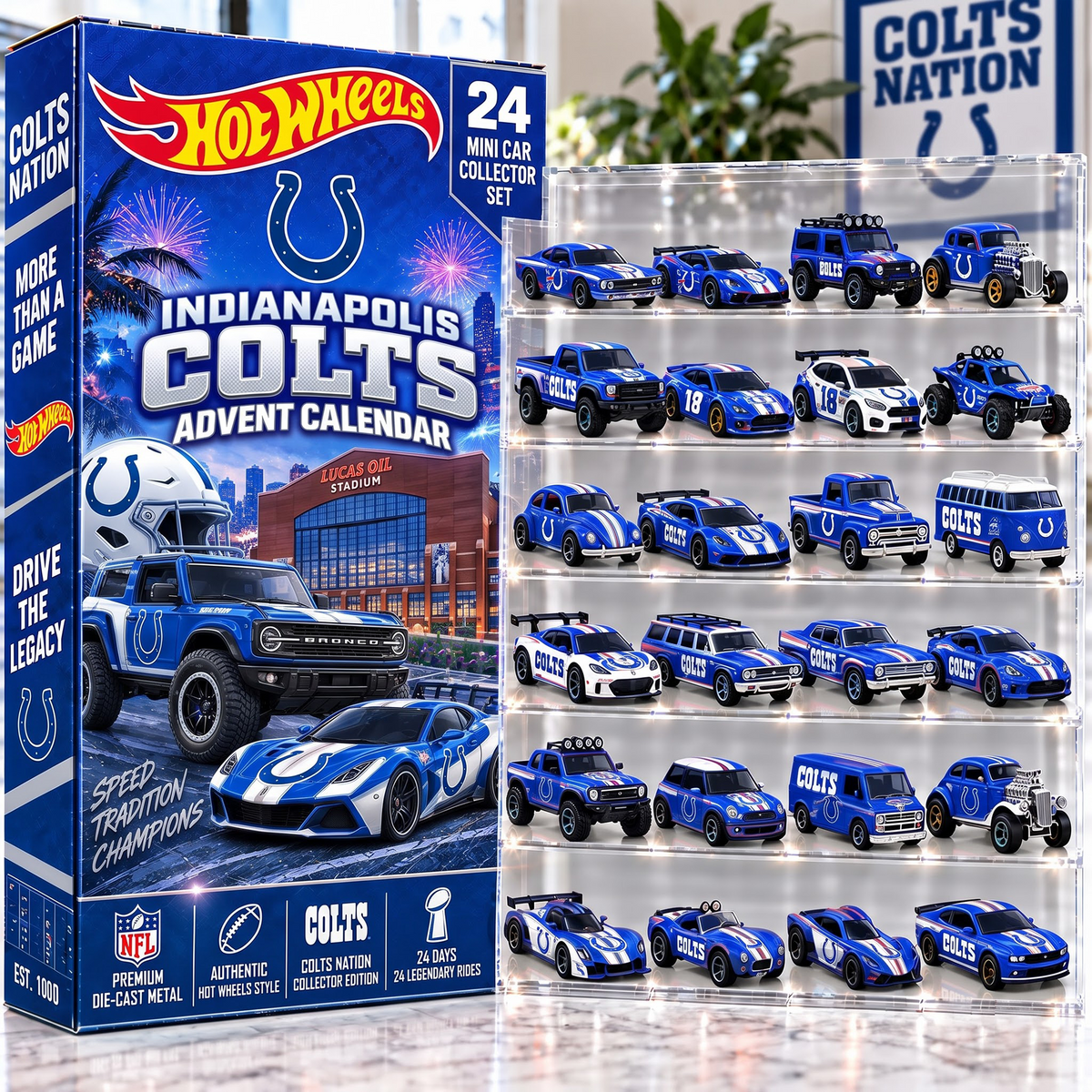 IND X Premium NFL Mini Car Advent Collection