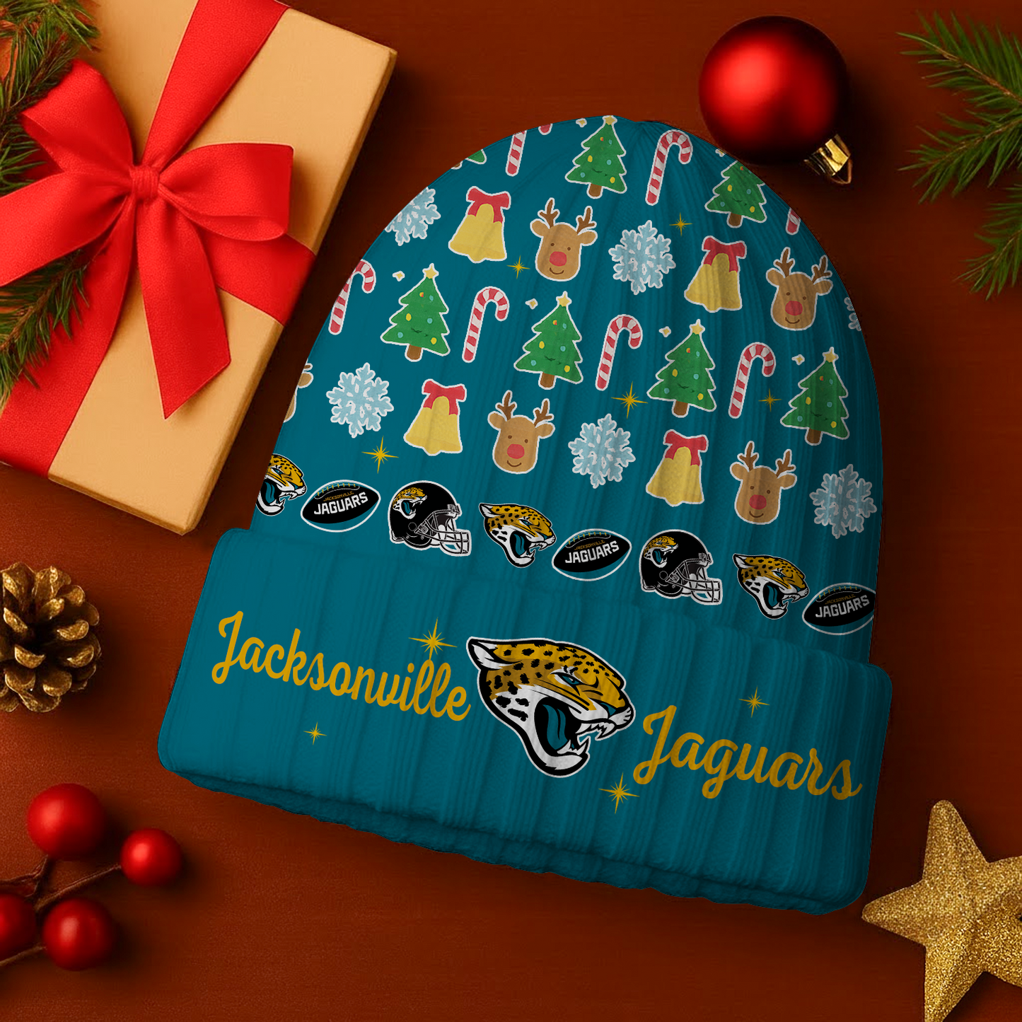 JAC x NFL Christmas Beanie DatND DVT