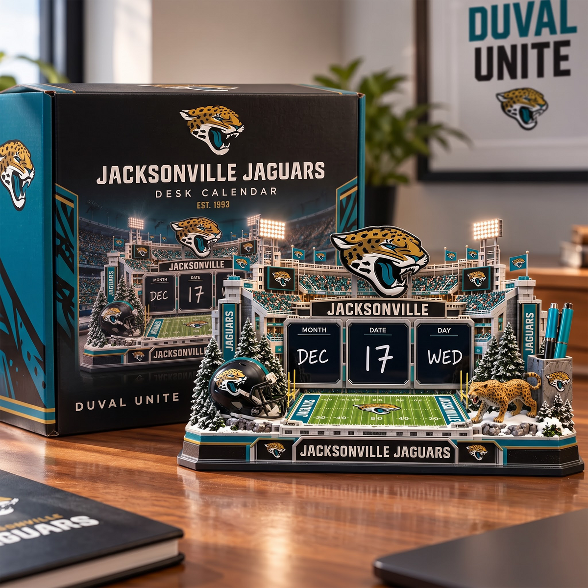 JJ x NFL Write-On Calendar With Pen