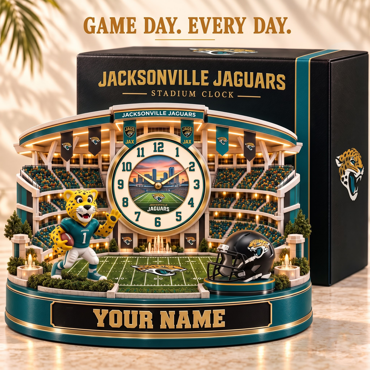 JJ x Premium NFL Home Decorative Table Clock