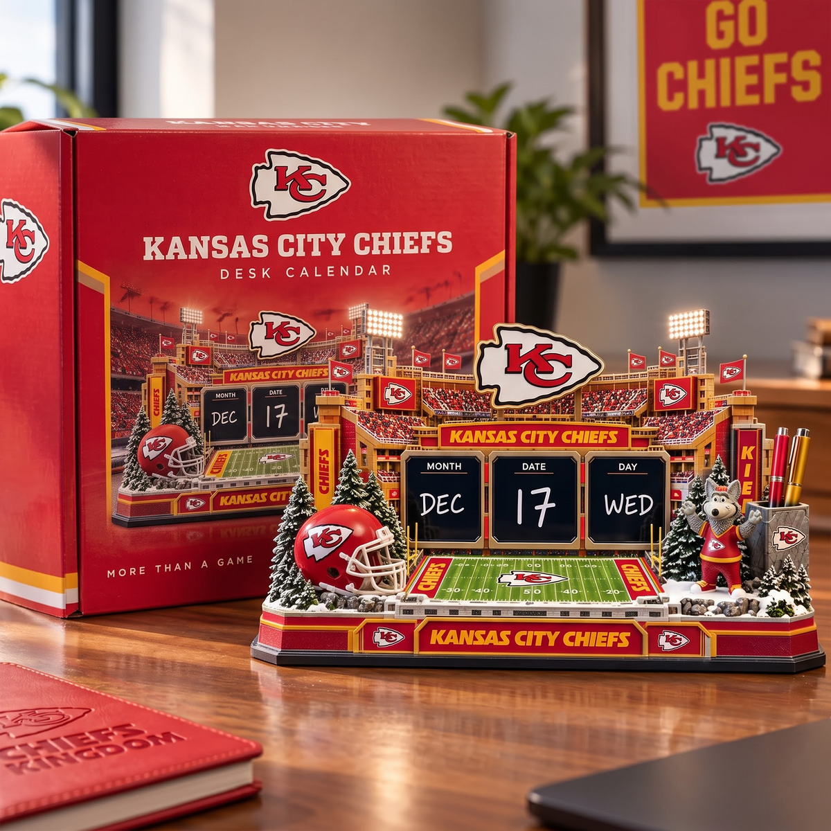 KCC x NFL Write-On Calendar With Pen