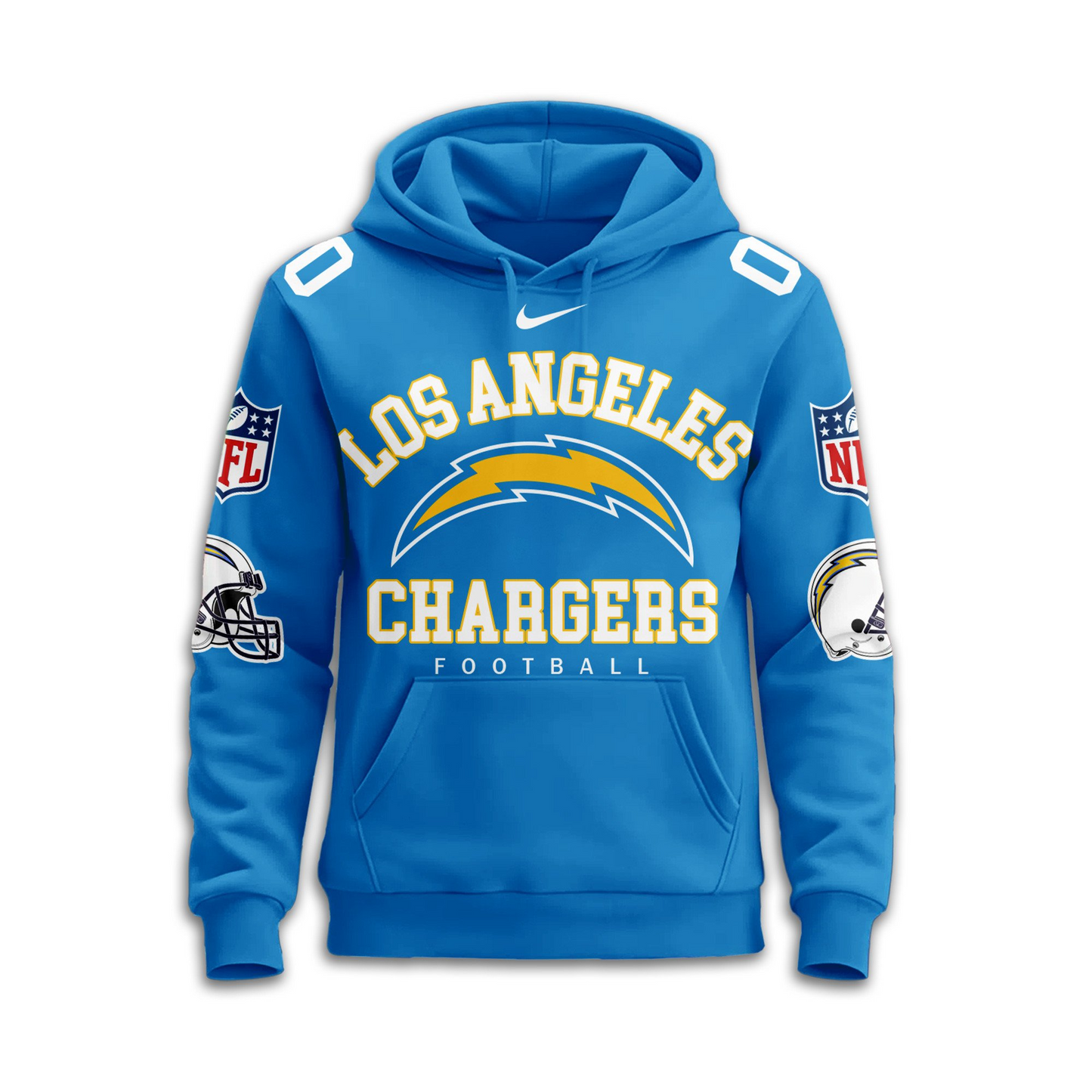 LAC Premium NFL Custom Game Day Hoodie DDT NTL
