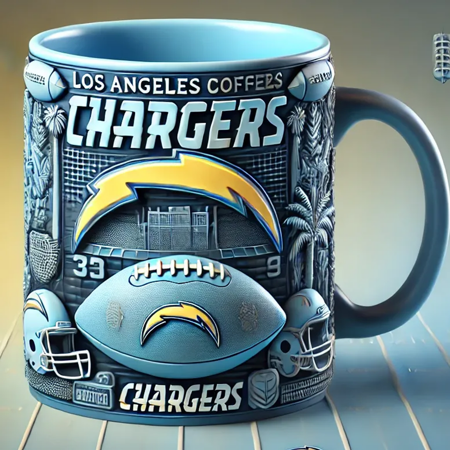 LAC X NFL football team Mug Series – Limited Edition Collectible 0412 NAK NHT