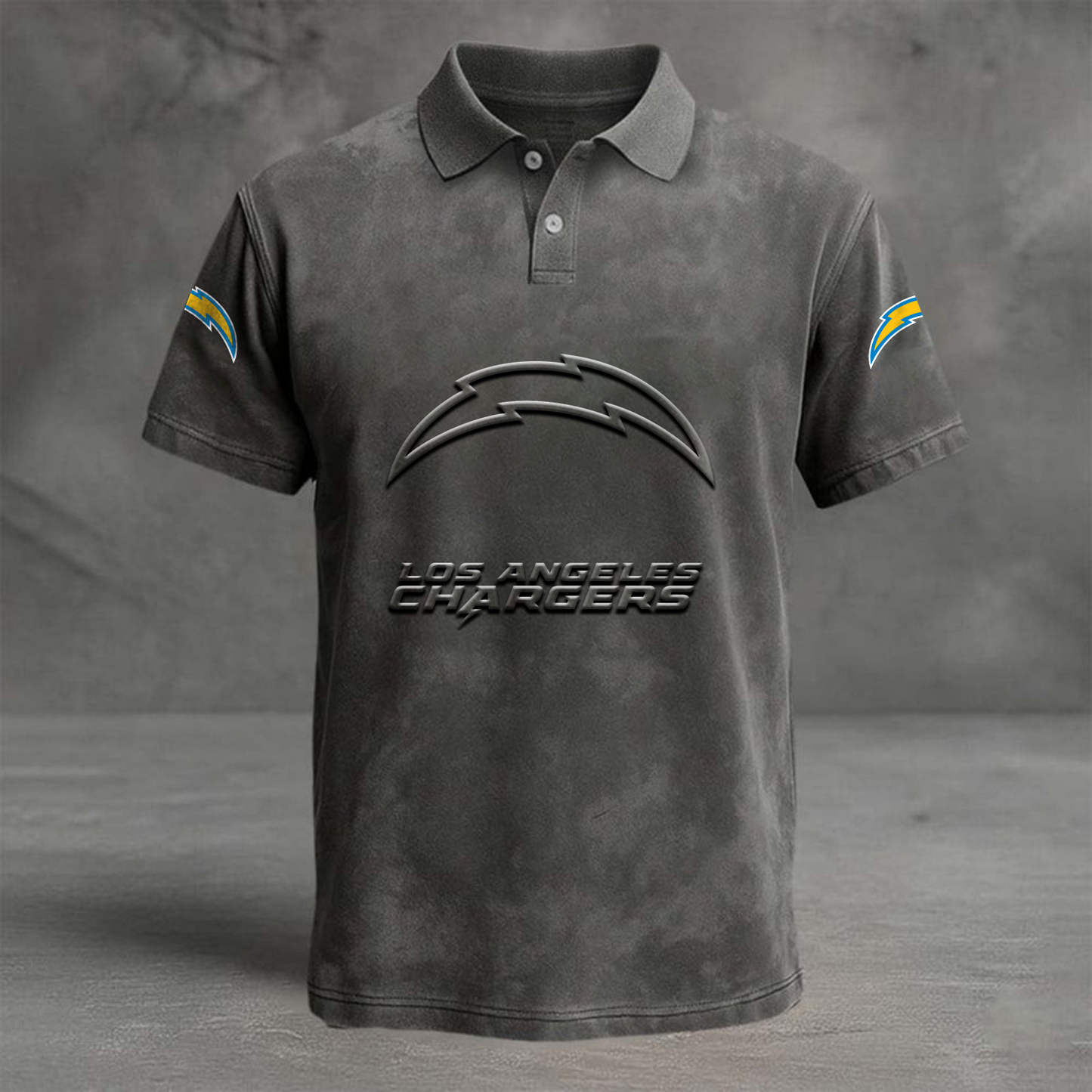 LAC x NFL Embossed Polo Shirt DATND TANTD