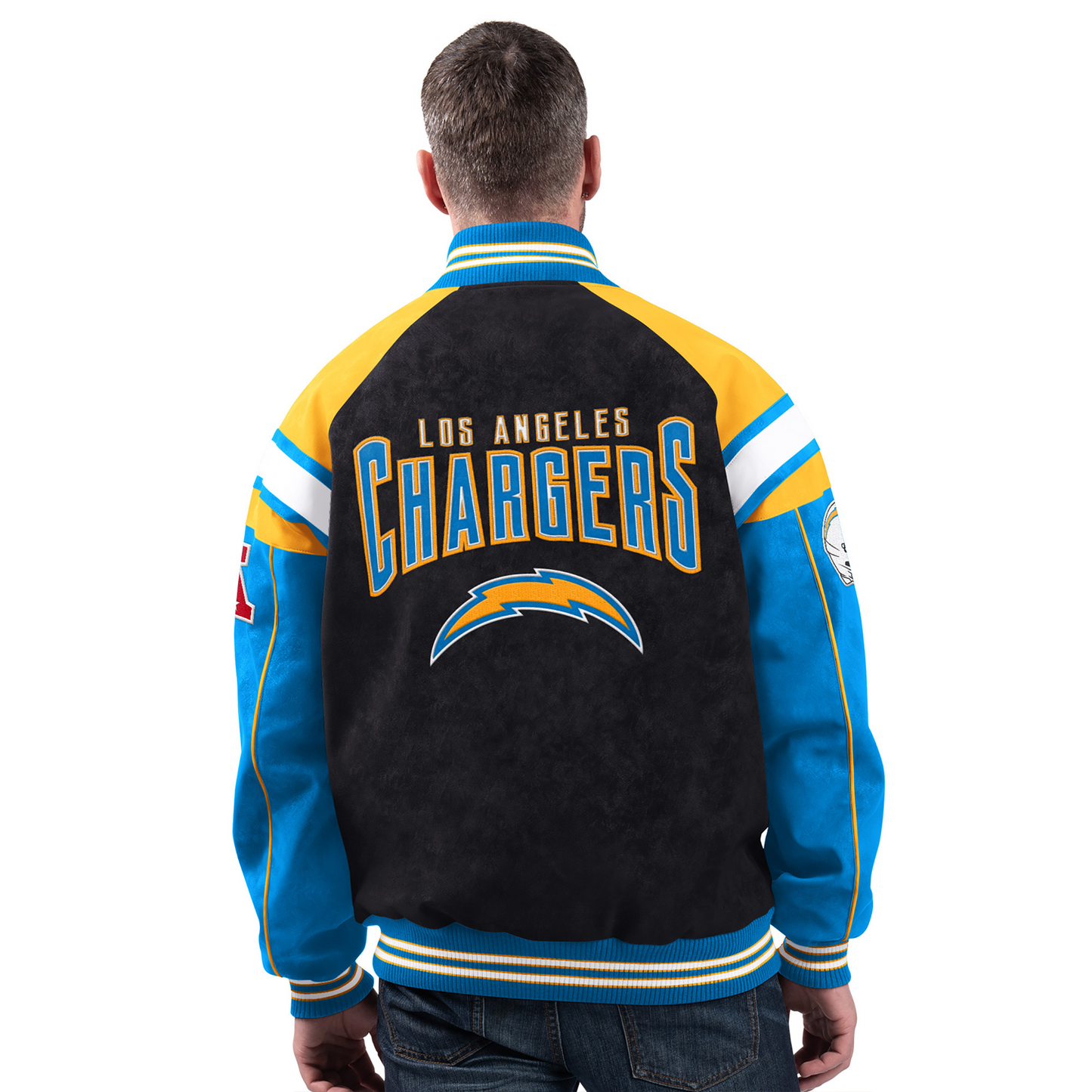 LAC x NFL Officially Licensed Faux Suede Jacket DATND TANTD