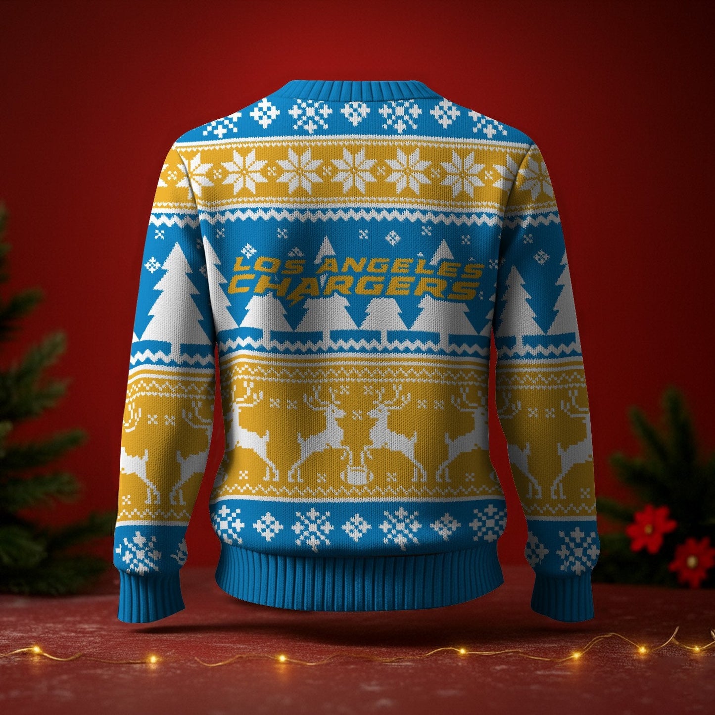 LAC x NFL Premium Ugly Christmas Sweater DatND DVT