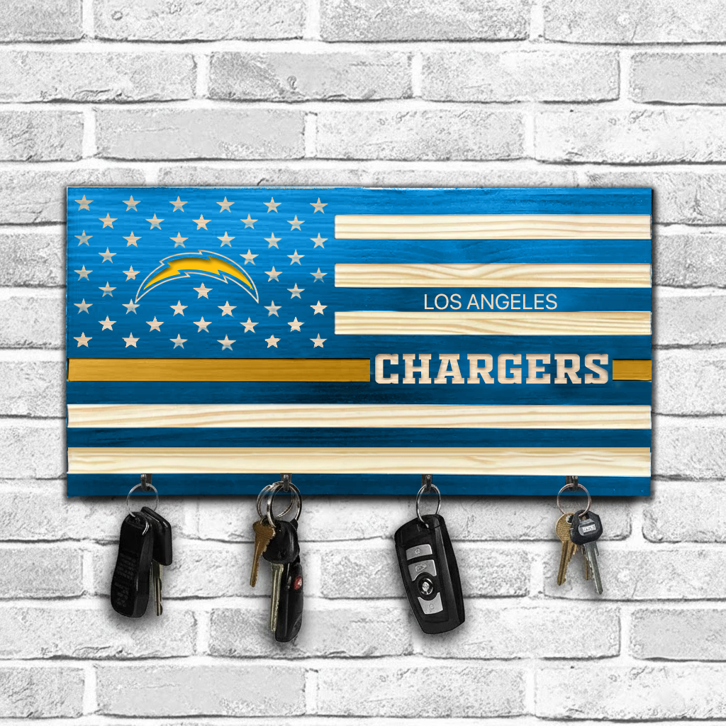 NFL x LAC American Football Team Wooden Key Holder HLP HLPHUONG
