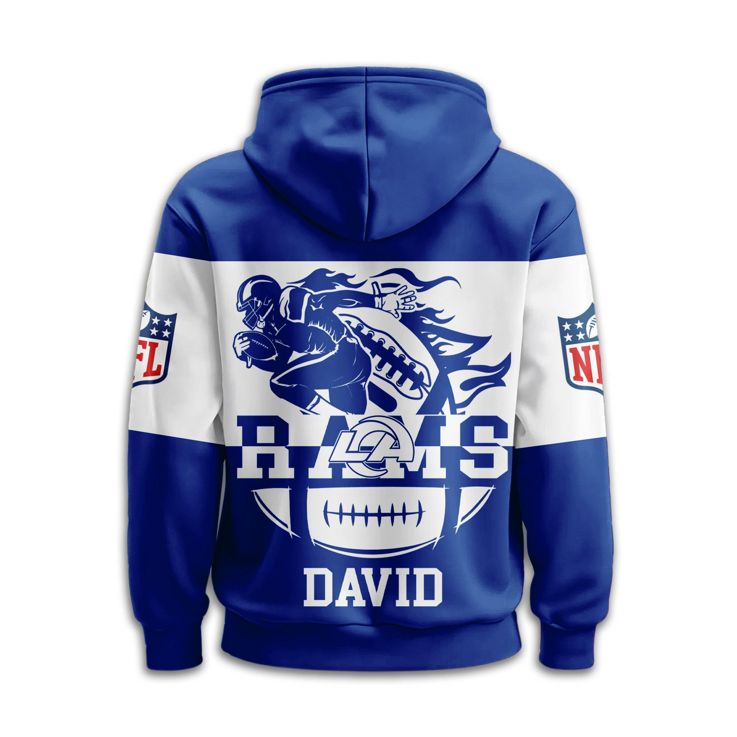 LAR Premium NFL Touchdown Spirit Personalized Hoodie DDT CTND