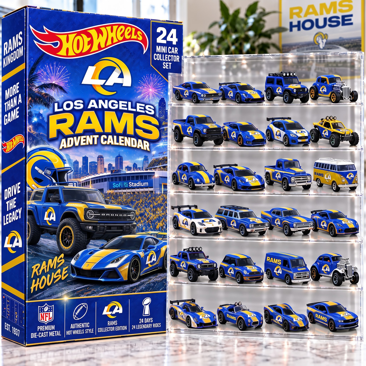 LAR X Premium NFL Mini Car Advent Collection