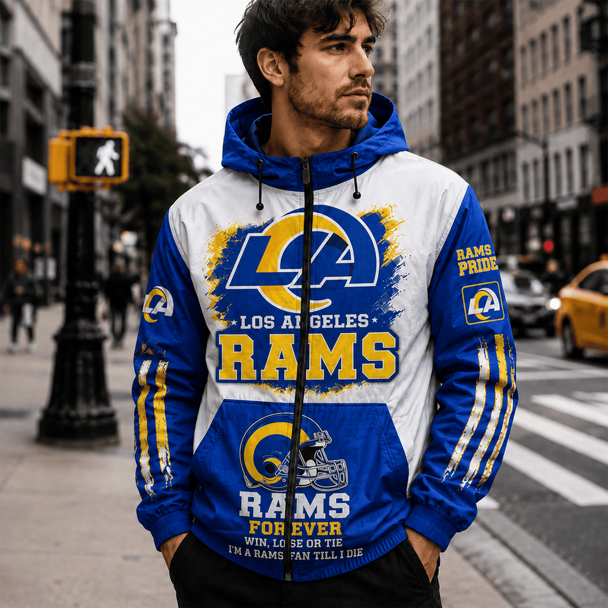 LAR x Premium NFL Unisex Windbreaker Jacket Gift For Fan - Limited Edition
