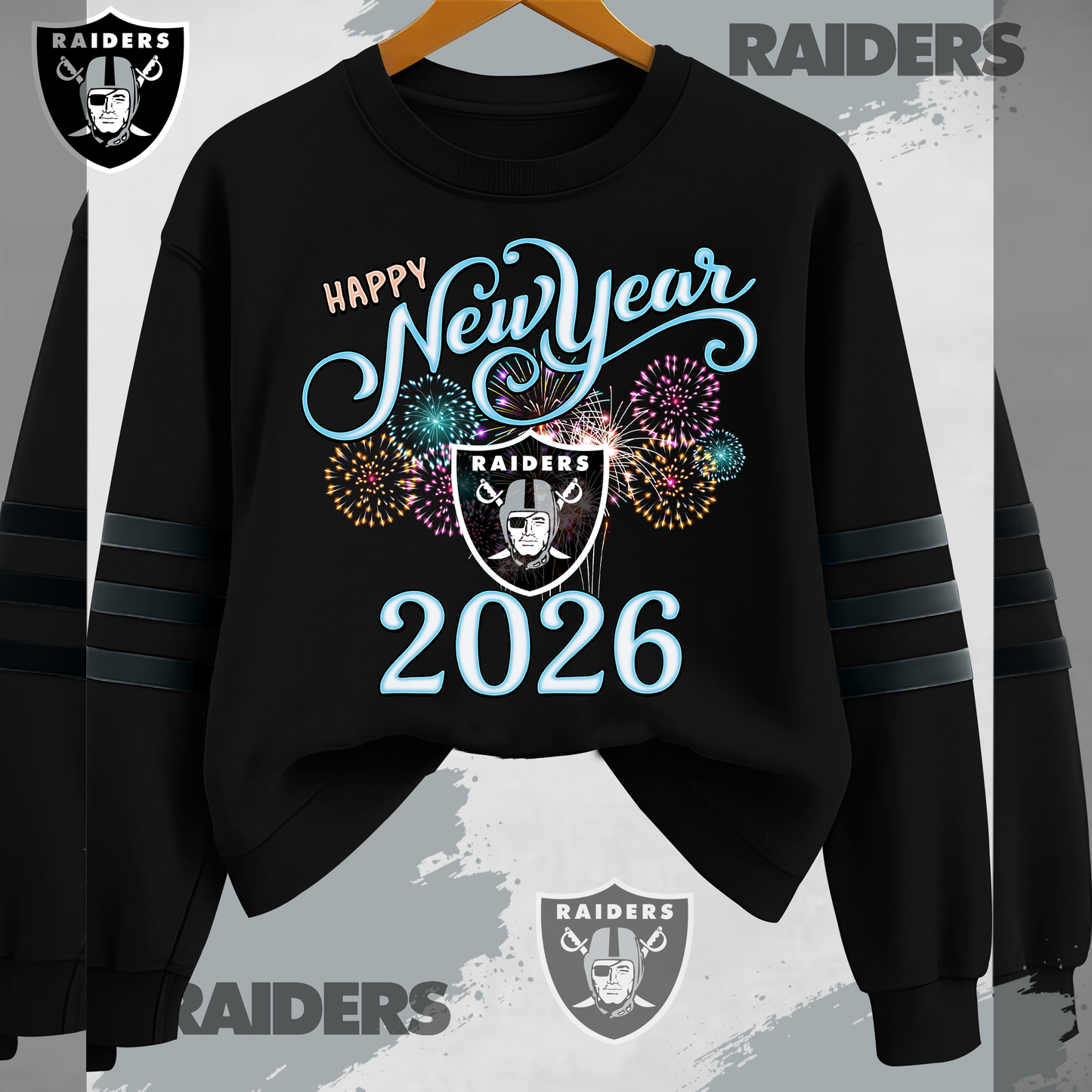LVR Premium NFL Happy New Year 2026 Sweatshirt DDT CTND