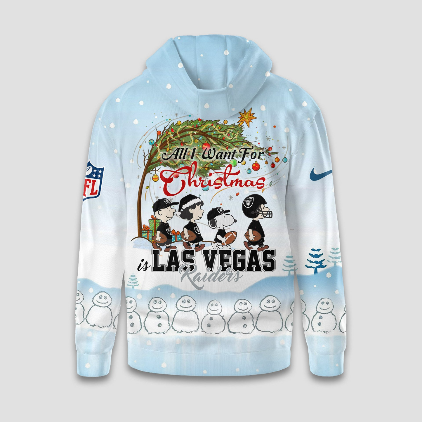 LVR Premium NFL Peanuts Snow Day Hoodie DDT CTND
