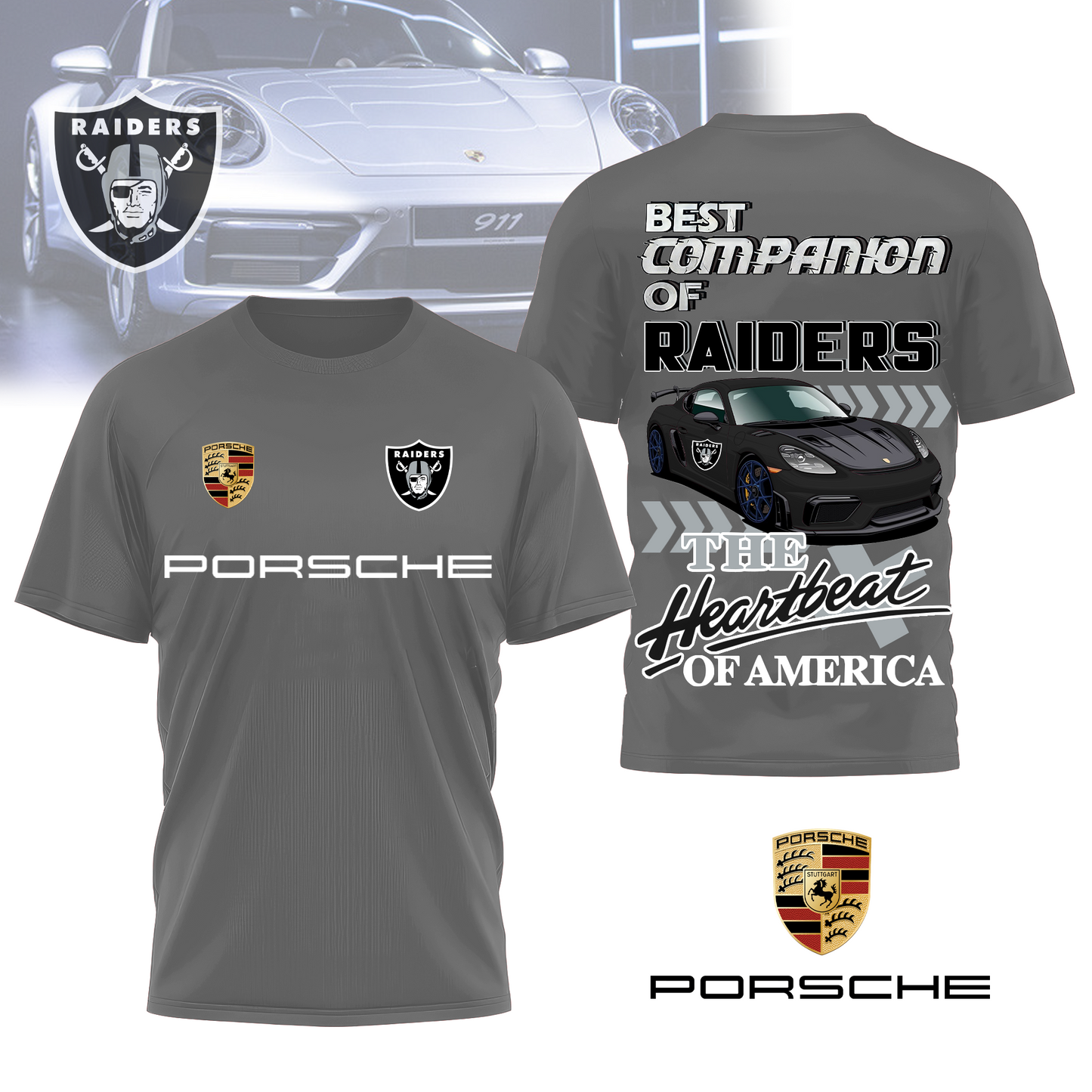 LVR Premium NFL Pors 3D Shirt DDT CTND