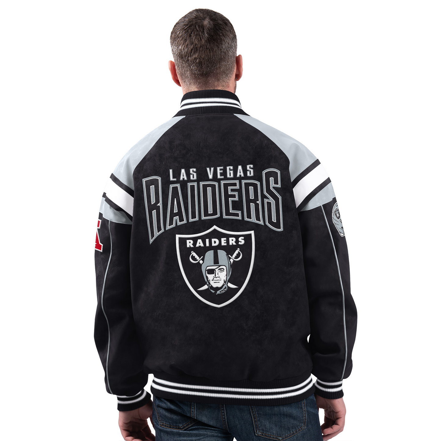 LVR x NFL Officially Licensed Faux Suede Jacket DATND TANTD