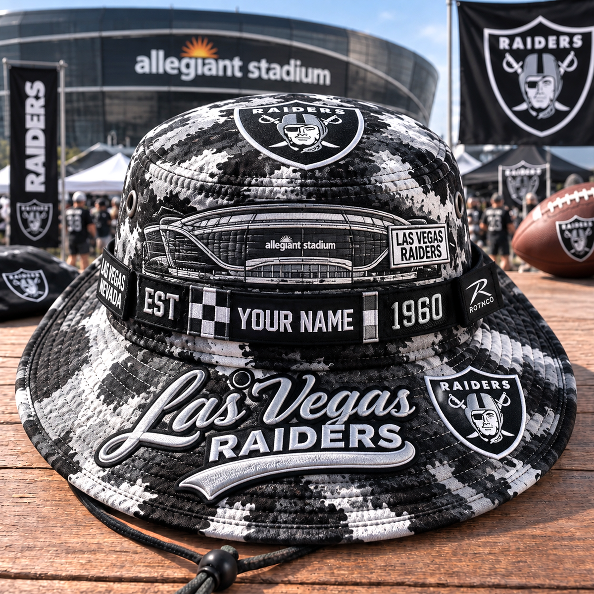 LVR x PREMIUM NFL CAMO BOONIE HAT