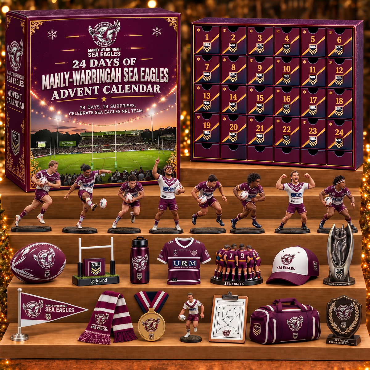 MAN X NRL 24 Days Countdown Christmas Advent Calendar