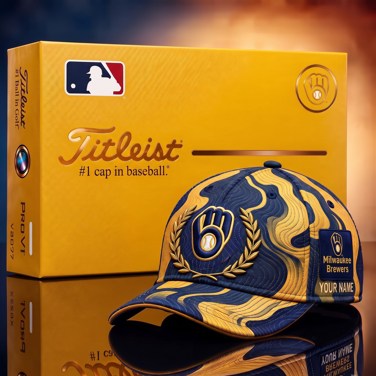 MB x MLB Team Titleist Baseball Cap with Display Box