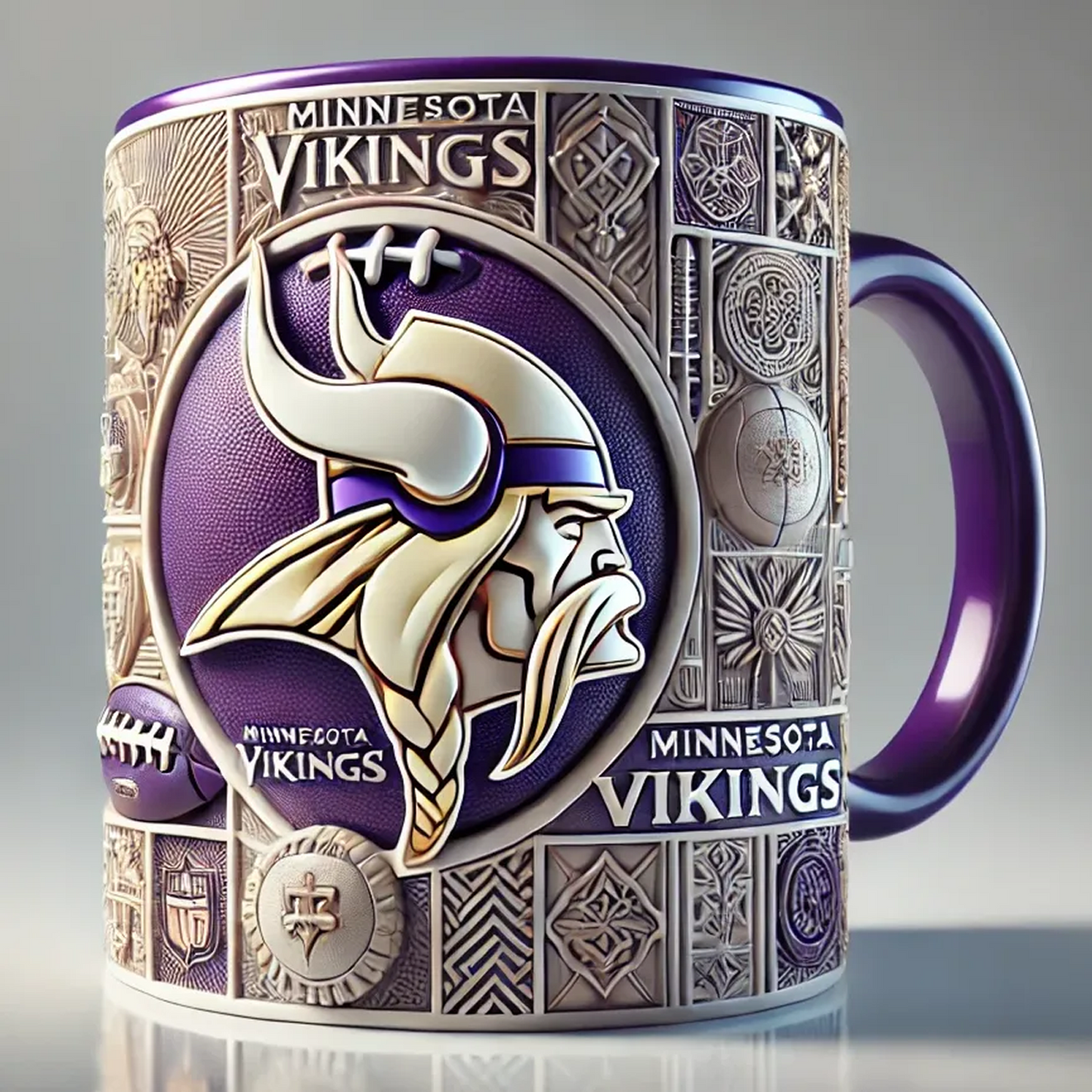 MIN X NFL football team Mug Series – Limited Edition Collectible 0412 NAK NHT