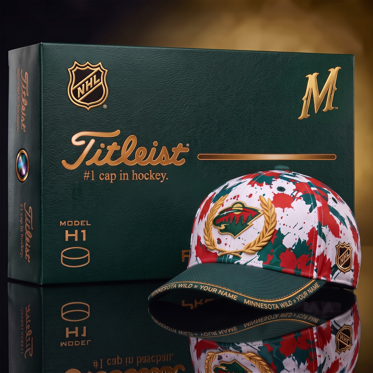 MIN X Premium NHL Titleist Baseball Cap with Gift Box
