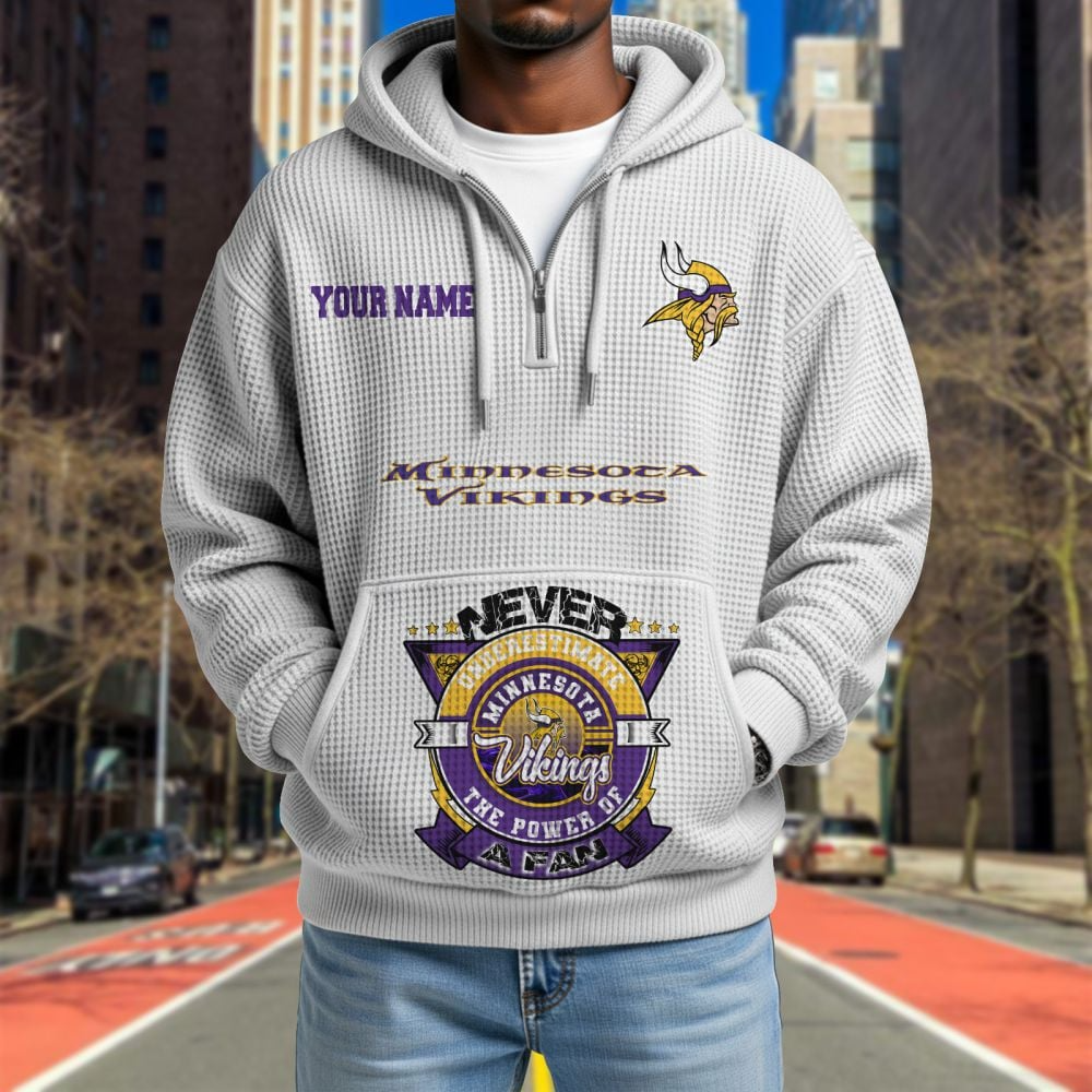 MIN x NFL Waffle Hoodie DATND TANTD