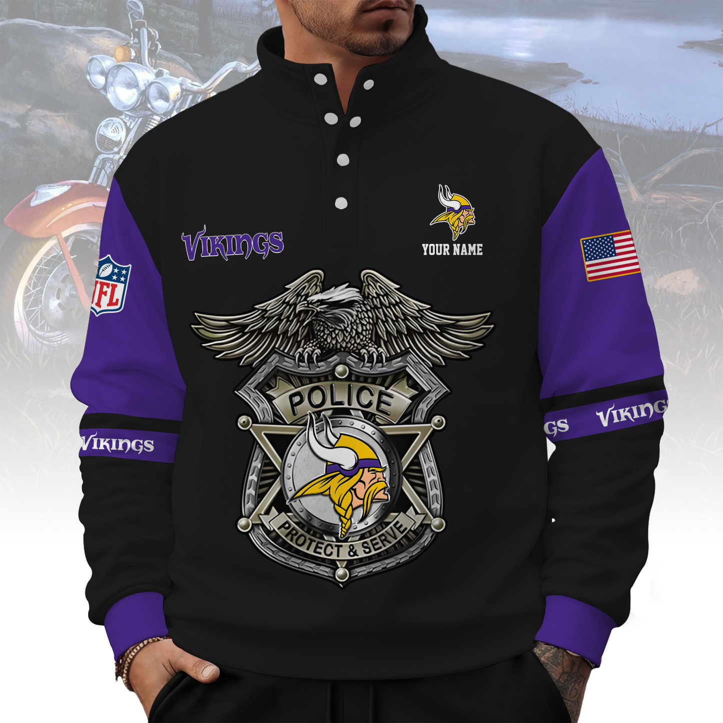 MIN x NFL Western Style Sweater With Buckles DatND ThuongNH