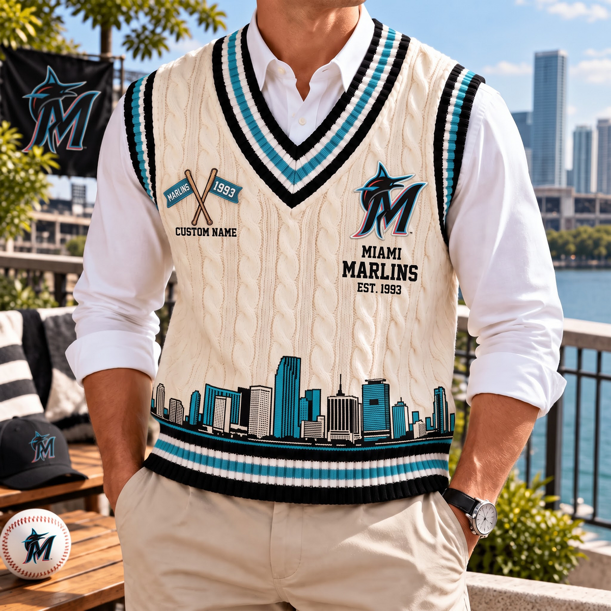 MM x Premium MLB Heritage Sweater Vest