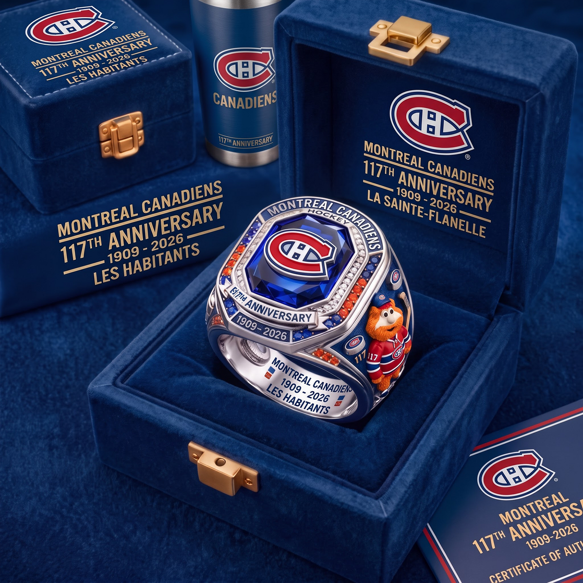 MTL X NHL Anniversary Ring Box Set