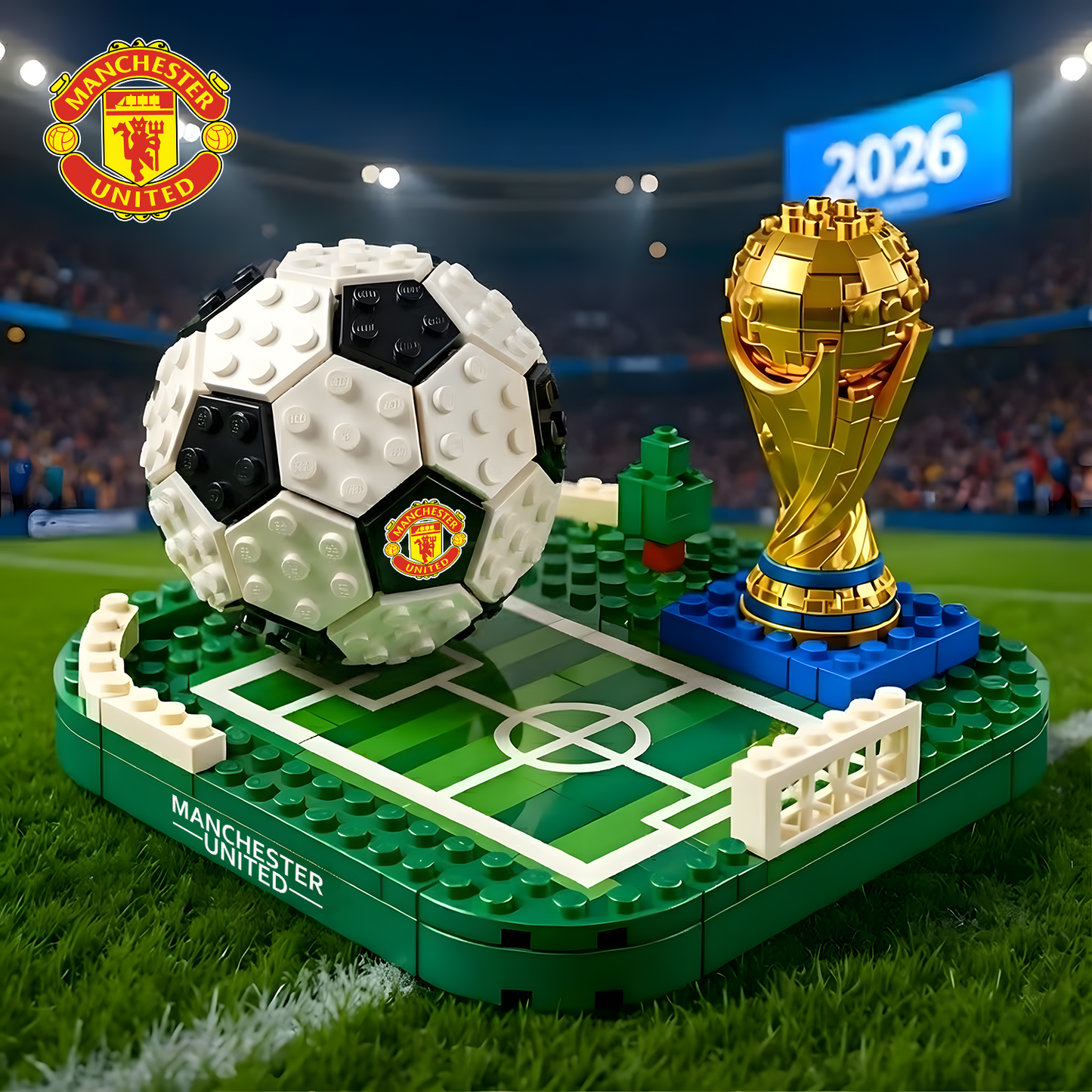 MU X EPL Football Glory Brick Display Set 0412 NHT NAK