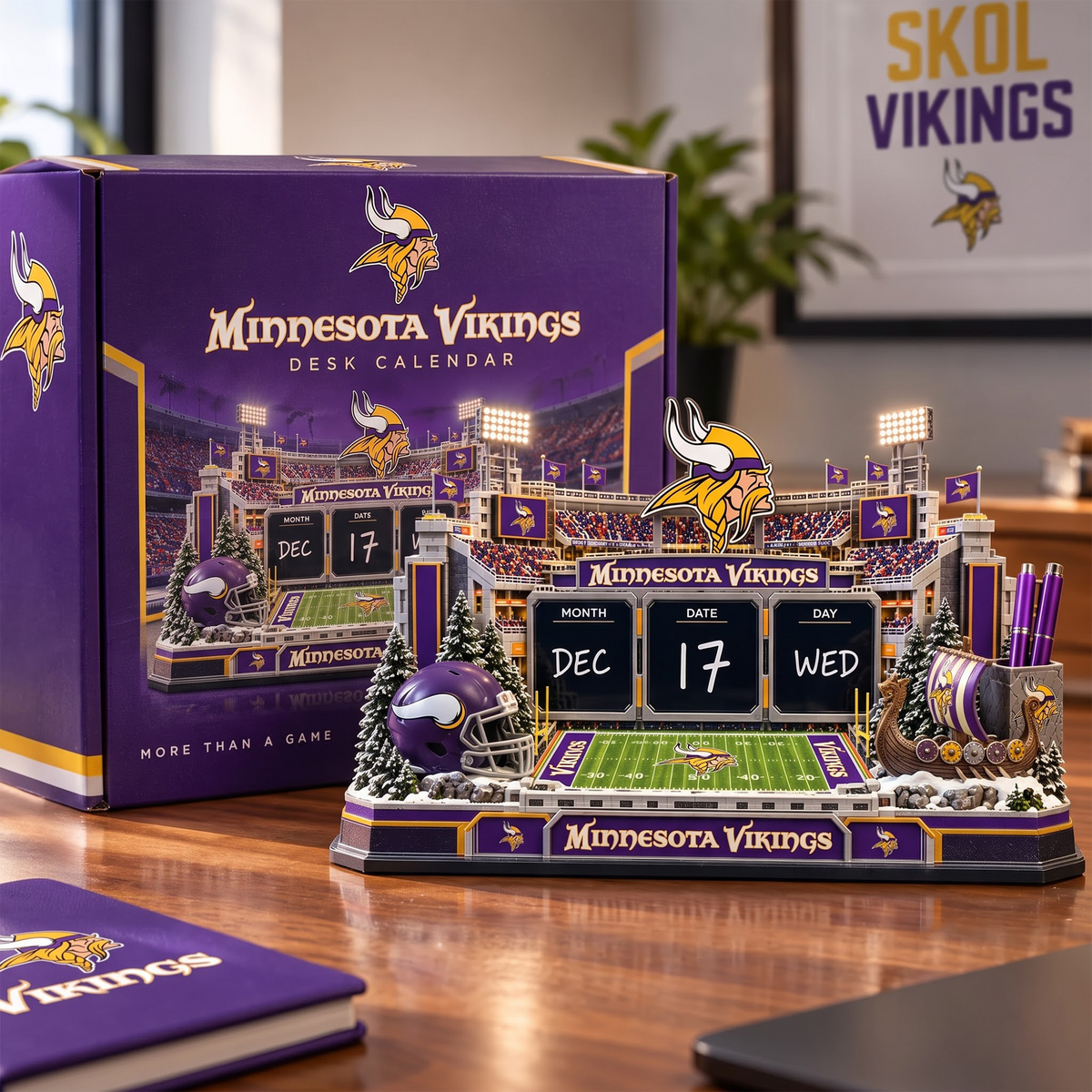 MV x NFL Write-On Calendar With Pen