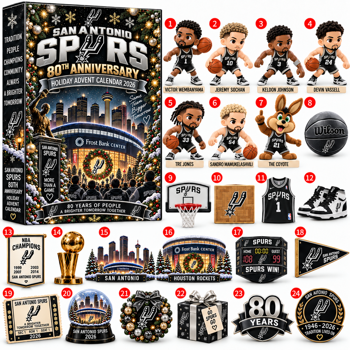 NBA x SA Christmas 2026 Advent Calendar